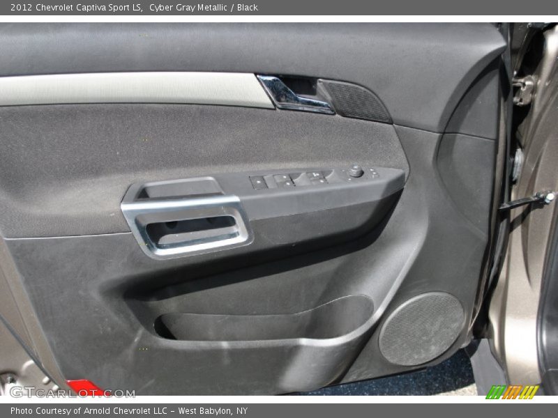 Cyber Gray Metallic / Black 2012 Chevrolet Captiva Sport LS