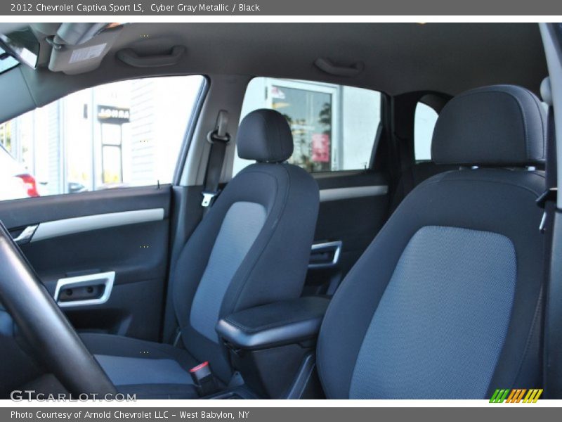 Cyber Gray Metallic / Black 2012 Chevrolet Captiva Sport LS