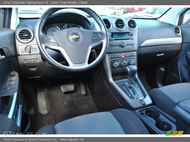 Black Interior - 2012 Captiva Sport LS 