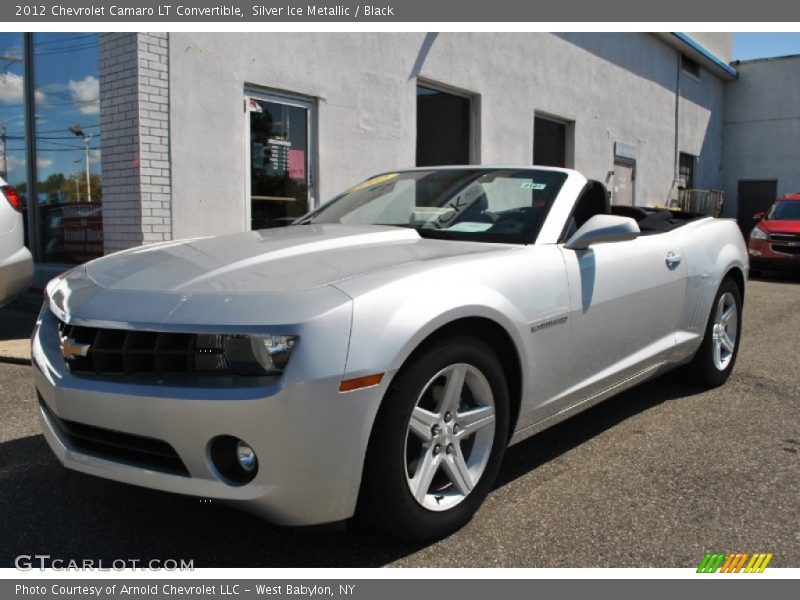 Silver Ice Metallic / Black 2012 Chevrolet Camaro LT Convertible