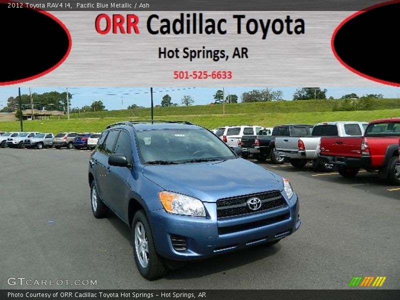 Pacific Blue Metallic / Ash 2012 Toyota RAV4 I4