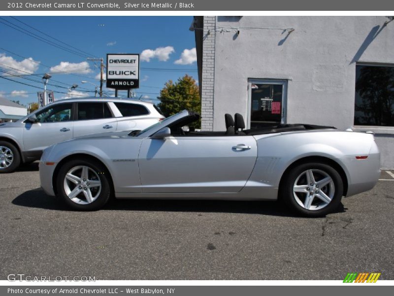 Silver Ice Metallic / Black 2012 Chevrolet Camaro LT Convertible