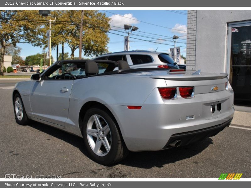 Silver Ice Metallic / Black 2012 Chevrolet Camaro LT Convertible