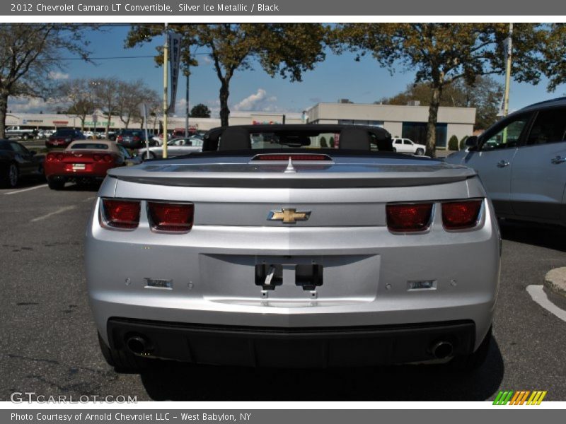Silver Ice Metallic / Black 2012 Chevrolet Camaro LT Convertible