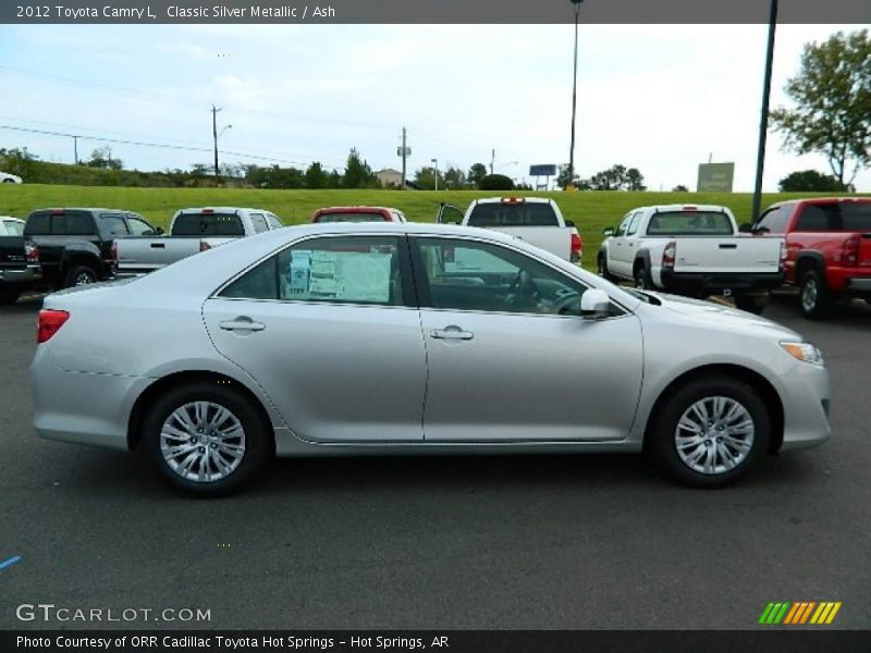 Classic Silver Metallic / Ash 2012 Toyota Camry L