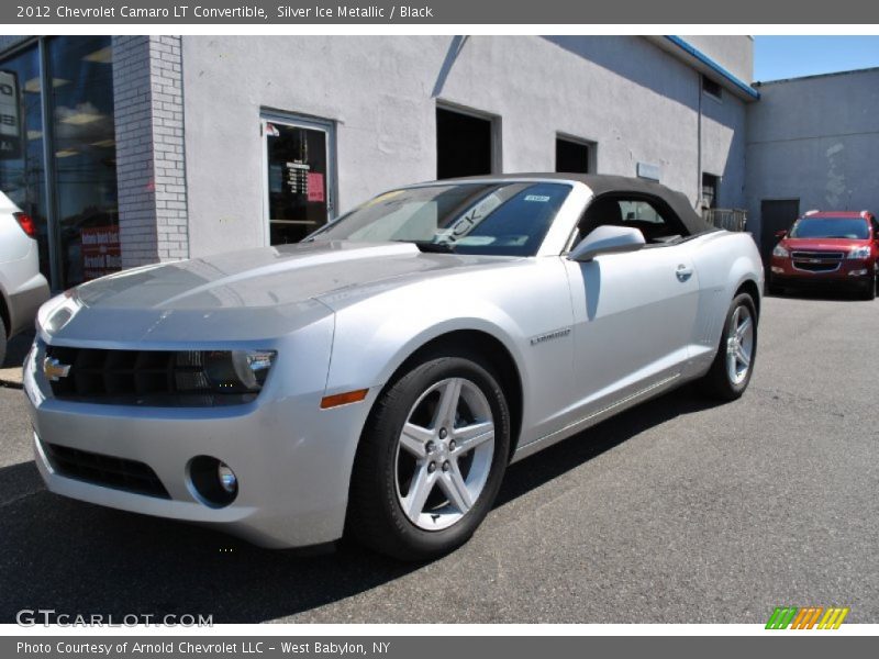 Silver Ice Metallic / Black 2012 Chevrolet Camaro LT Convertible