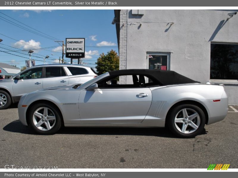 Silver Ice Metallic / Black 2012 Chevrolet Camaro LT Convertible