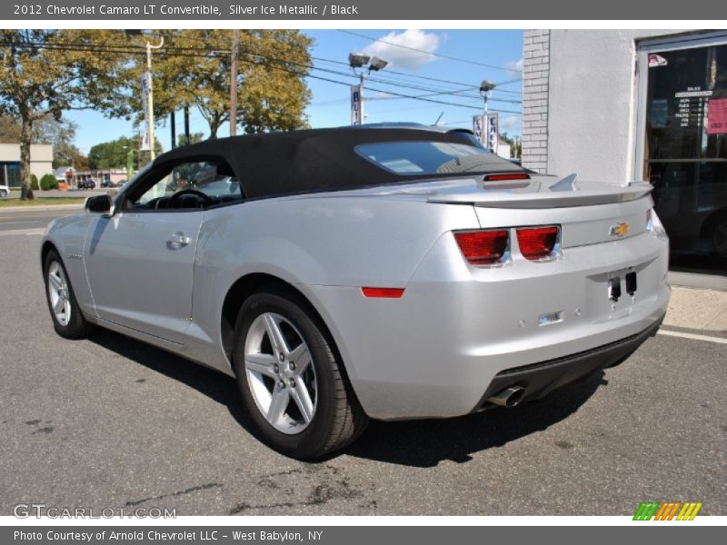 Silver Ice Metallic / Black 2012 Chevrolet Camaro LT Convertible