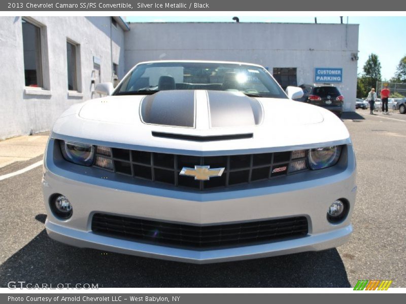 Silver Ice Metallic / Black 2013 Chevrolet Camaro SS/RS Convertible