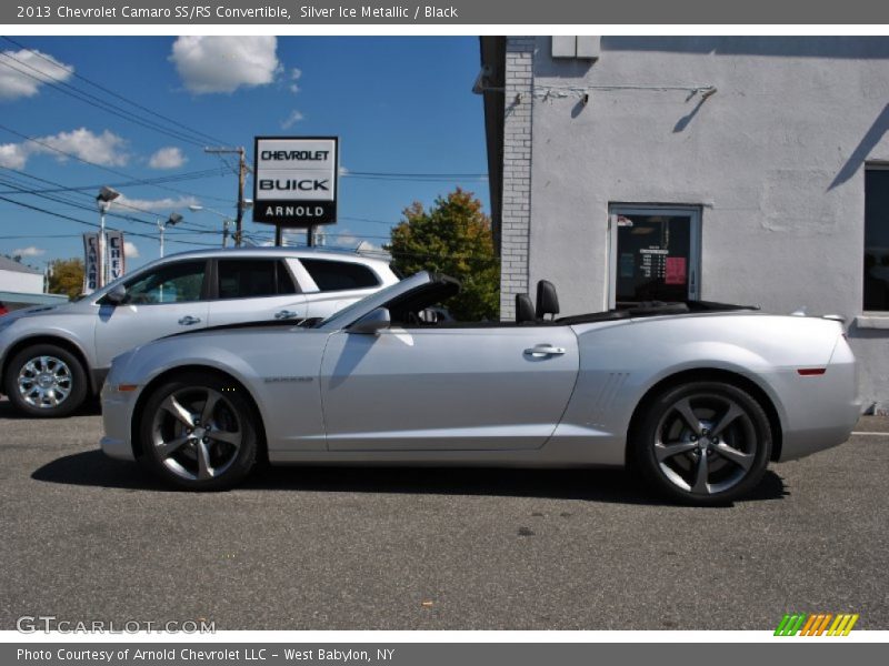 Silver Ice Metallic / Black 2013 Chevrolet Camaro SS/RS Convertible