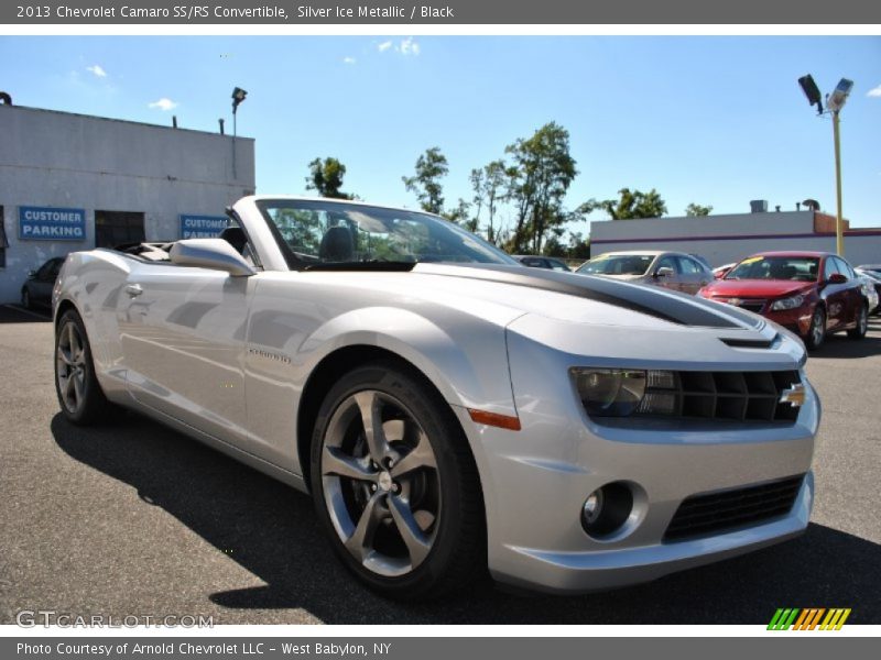 Silver Ice Metallic / Black 2013 Chevrolet Camaro SS/RS Convertible