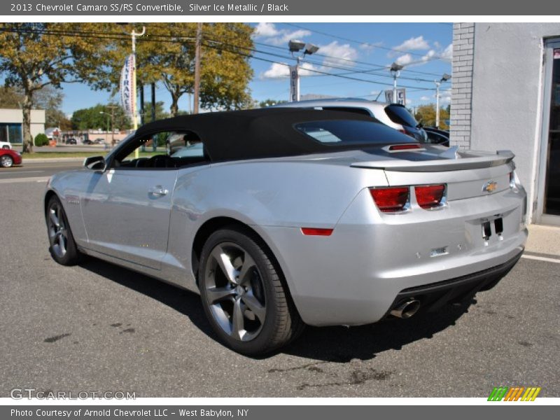 Silver Ice Metallic / Black 2013 Chevrolet Camaro SS/RS Convertible