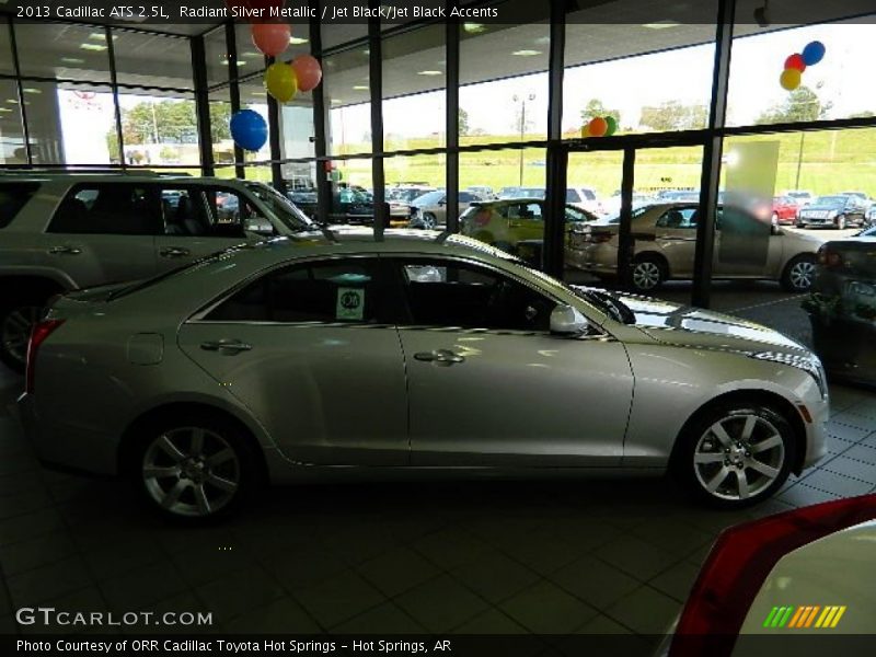 Radiant Silver Metallic / Jet Black/Jet Black Accents 2013 Cadillac ATS 2.5L