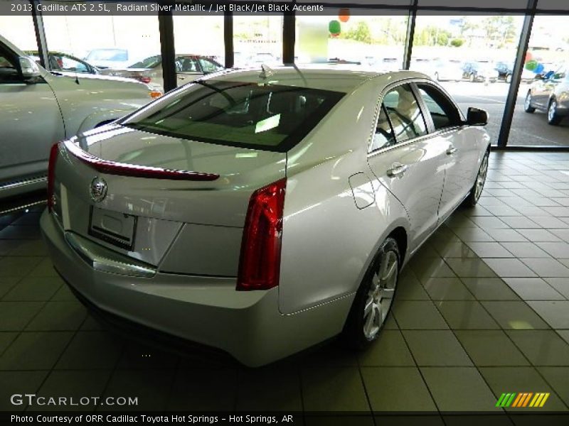 Radiant Silver Metallic / Jet Black/Jet Black Accents 2013 Cadillac ATS 2.5L