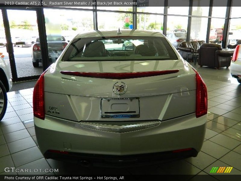 Radiant Silver Metallic / Jet Black/Jet Black Accents 2013 Cadillac ATS 2.5L