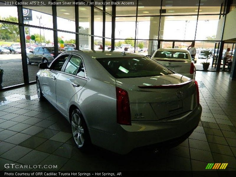 Radiant Silver Metallic / Jet Black/Jet Black Accents 2013 Cadillac ATS 2.5L
