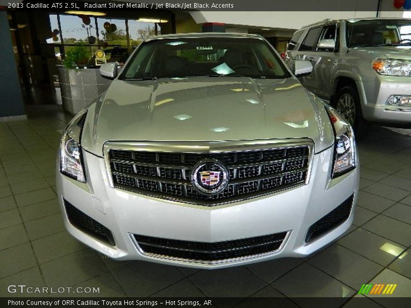 Radiant Silver Metallic / Jet Black/Jet Black Accents 2013 Cadillac ATS 2.5L