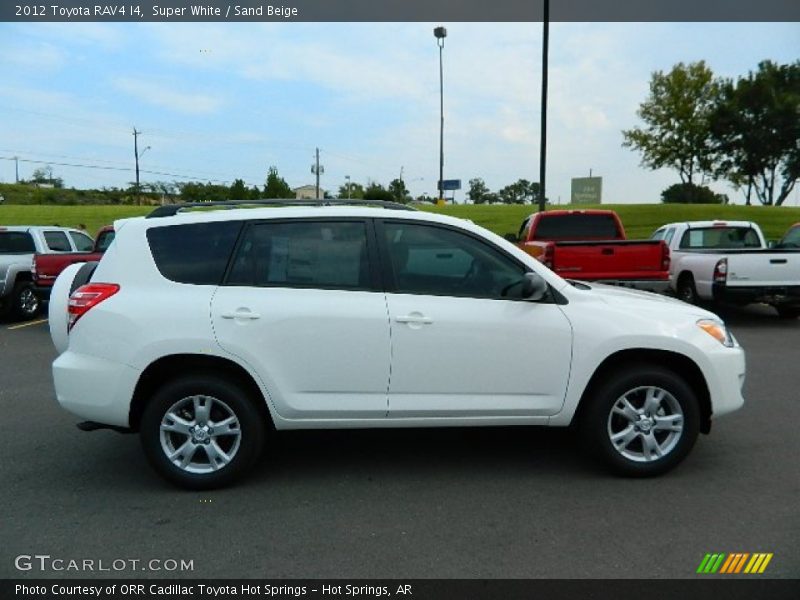 Super White / Sand Beige 2012 Toyota RAV4 I4