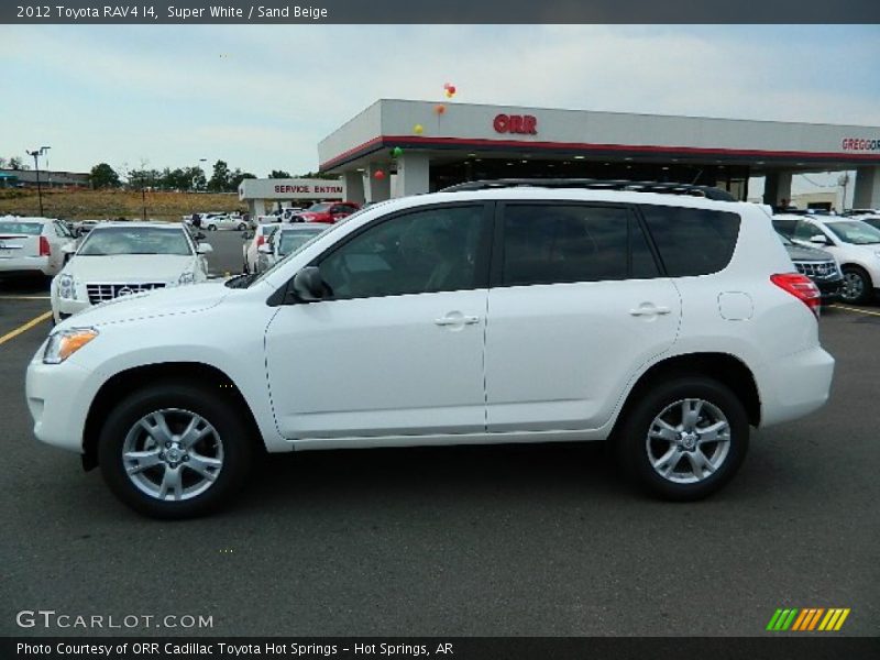 Super White / Sand Beige 2012 Toyota RAV4 I4