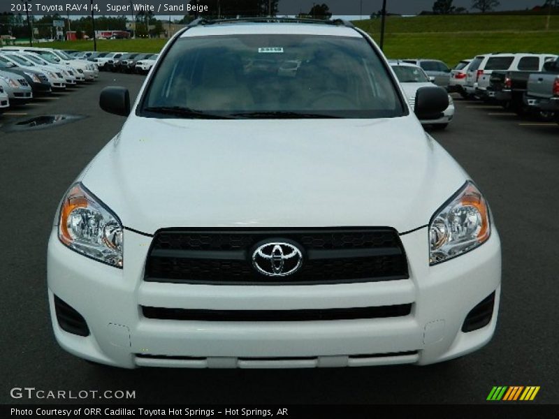 Super White / Sand Beige 2012 Toyota RAV4 I4