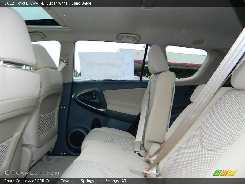 Super White / Sand Beige 2012 Toyota RAV4 I4
