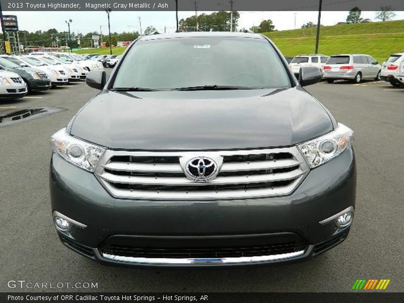 Magnetic Gray Metallic / Ash 2013 Toyota Highlander