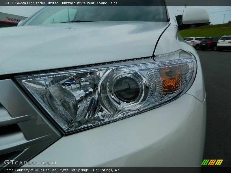 Blizzard White Pearl / Sand Beige 2013 Toyota Highlander Limited
