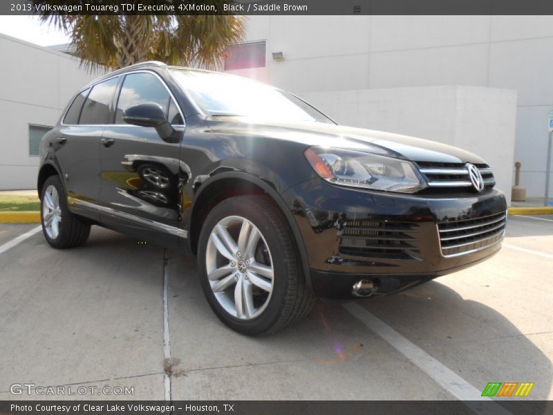 Black / Saddle Brown 2013 Volkswagen Touareg TDI Executive 4XMotion