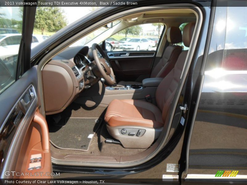 Black / Saddle Brown 2013 Volkswagen Touareg TDI Executive 4XMotion