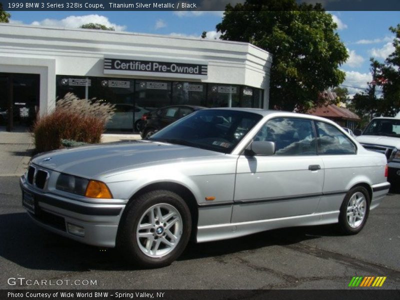 Titanium Silver Metallic / Black 1999 BMW 3 Series 328is Coupe