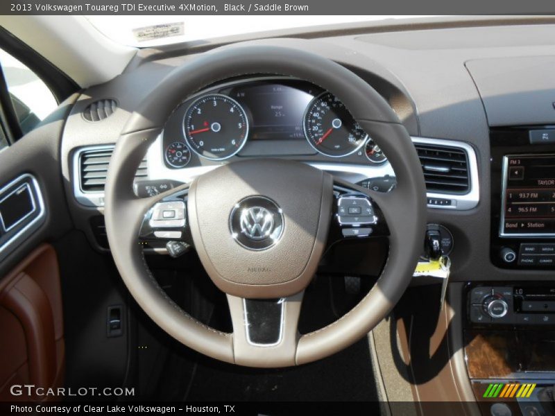 Black / Saddle Brown 2013 Volkswagen Touareg TDI Executive 4XMotion