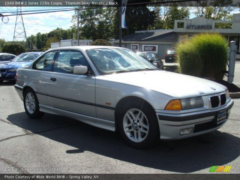 Titanium Silver Metallic / Black 1999 BMW 3 Series 328is Coupe
