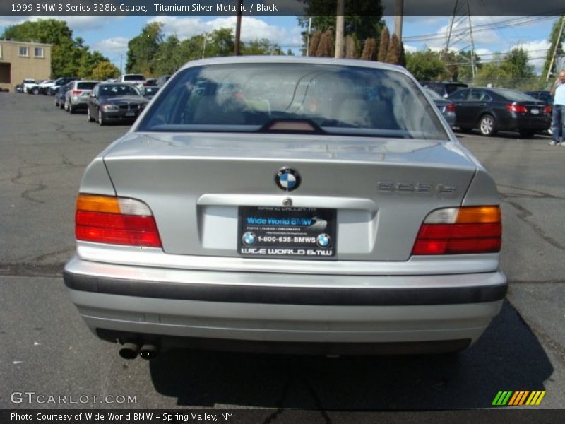 Titanium Silver Metallic / Black 1999 BMW 3 Series 328is Coupe