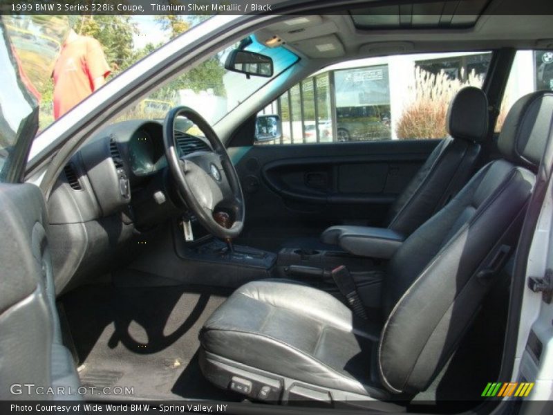 Titanium Silver Metallic / Black 1999 BMW 3 Series 328is Coupe