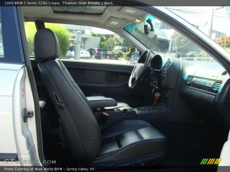 Titanium Silver Metallic / Black 1999 BMW 3 Series 328is Coupe