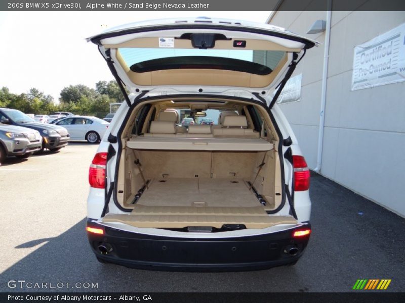 Alpine White / Sand Beige Nevada Leather 2009 BMW X5 xDrive30i
