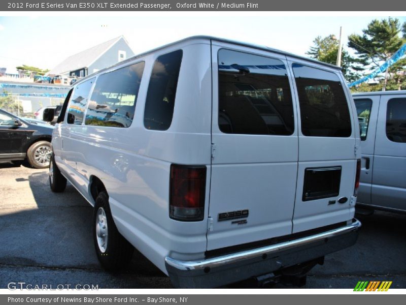 Oxford White / Medium Flint 2012 Ford E Series Van E350 XLT Extended Passenger