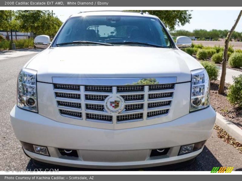 White Diamond / Ebony 2008 Cadillac Escalade EXT AWD