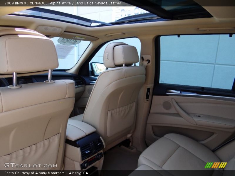 Alpine White / Sand Beige Nevada Leather 2009 BMW X5 xDrive30i