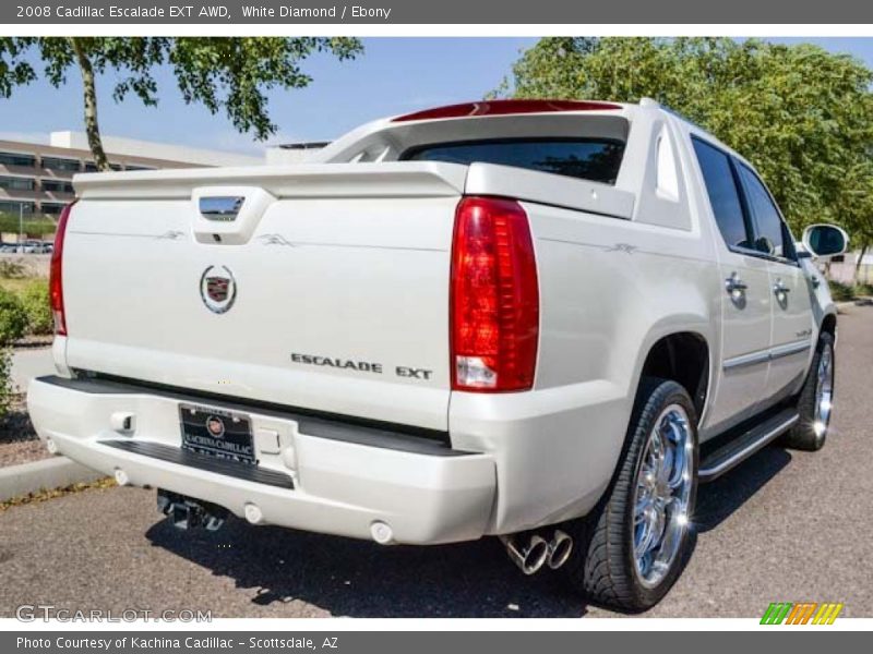 White Diamond / Ebony 2008 Cadillac Escalade EXT AWD