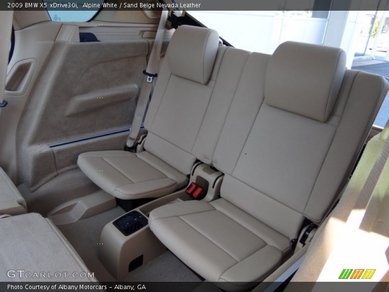 Alpine White / Sand Beige Nevada Leather 2009 BMW X5 xDrive30i