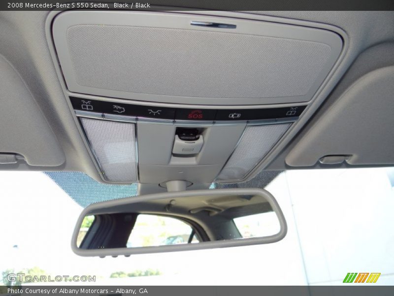 Black / Black 2008 Mercedes-Benz S 550 Sedan