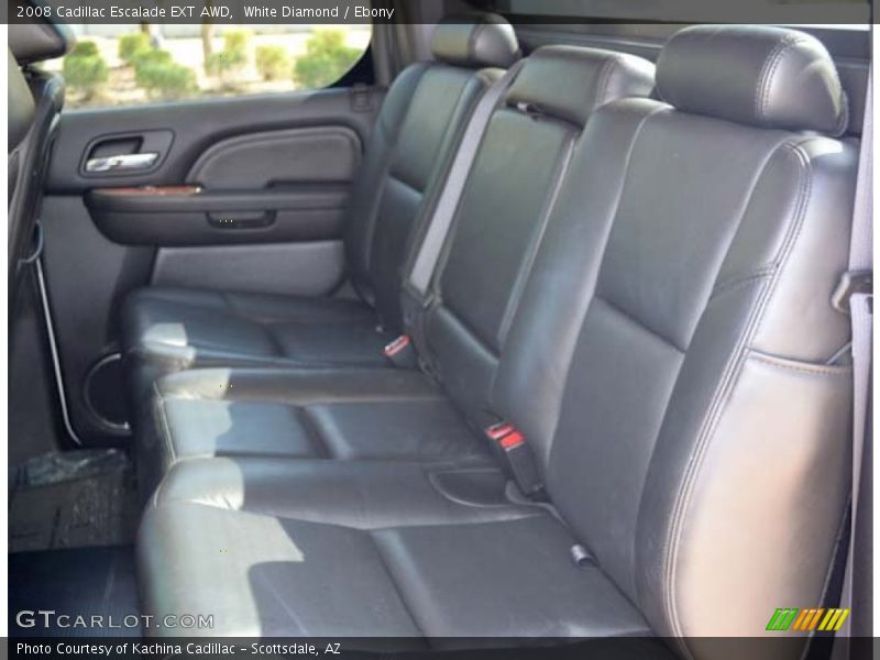 White Diamond / Ebony 2008 Cadillac Escalade EXT AWD