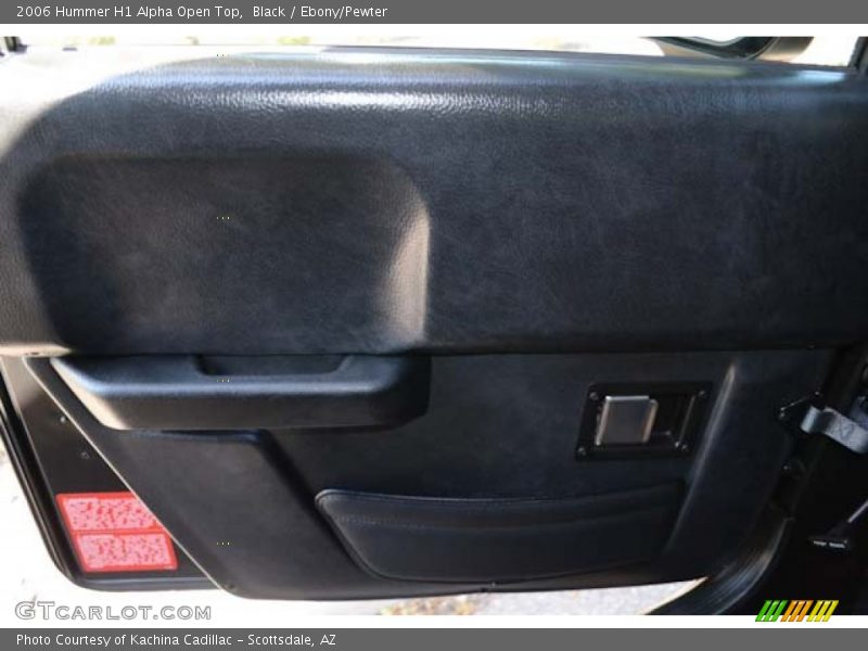 Black / Ebony/Pewter 2006 Hummer H1 Alpha Open Top