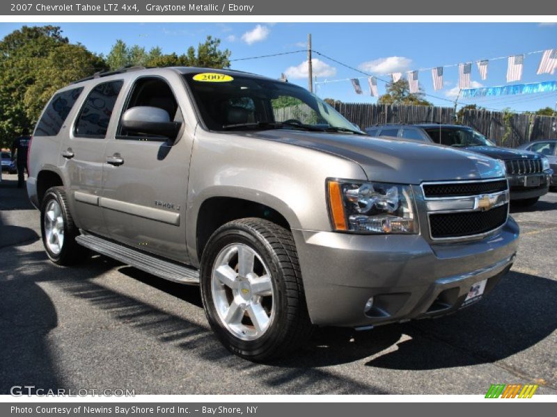 Graystone Metallic / Ebony 2007 Chevrolet Tahoe LTZ 4x4