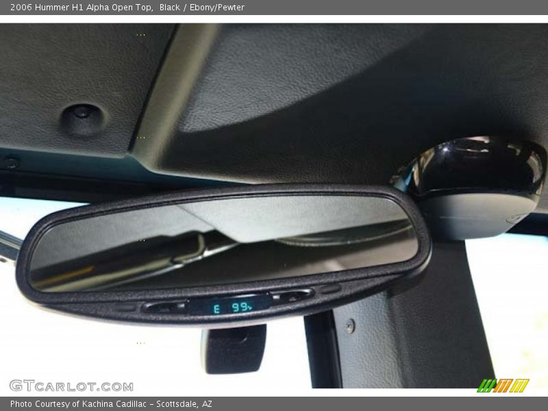 Black / Ebony/Pewter 2006 Hummer H1 Alpha Open Top