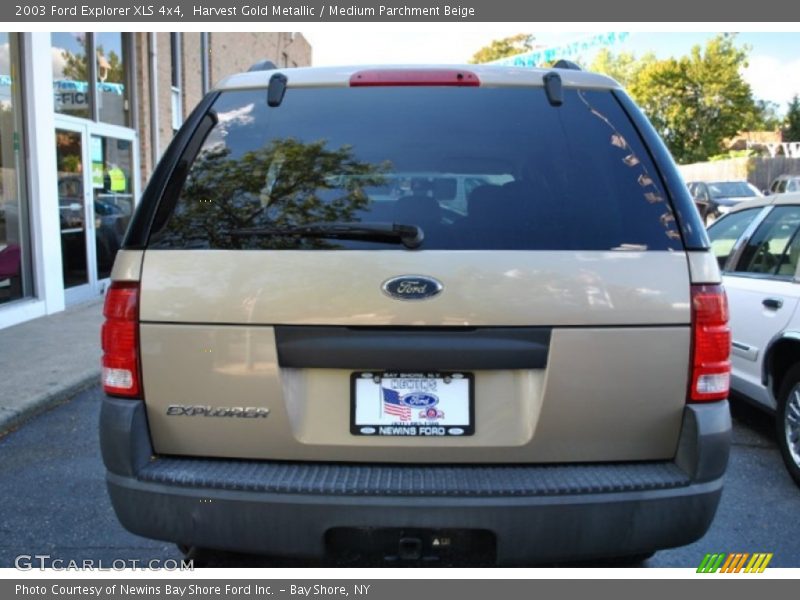 Harvest Gold Metallic / Medium Parchment Beige 2003 Ford Explorer XLS 4x4