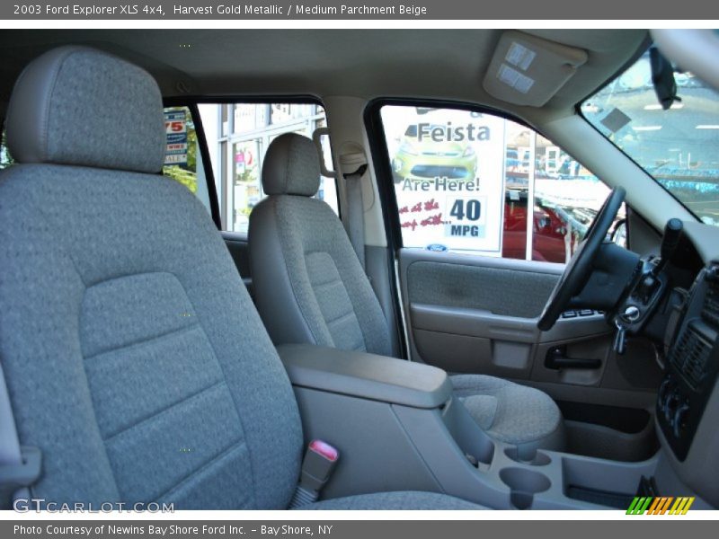 Harvest Gold Metallic / Medium Parchment Beige 2003 Ford Explorer XLS 4x4