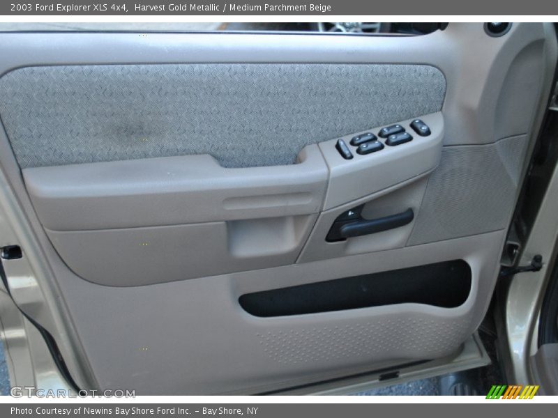 Harvest Gold Metallic / Medium Parchment Beige 2003 Ford Explorer XLS 4x4