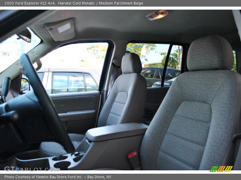 Harvest Gold Metallic / Medium Parchment Beige 2003 Ford Explorer XLS 4x4